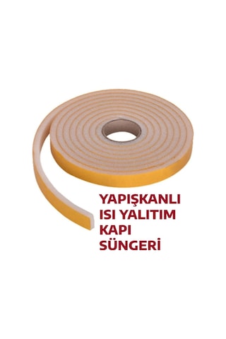 Hava Önleyici Ev Yalıtımı Rüzgar Kesici 5 Adet 3 Metre Yapışkanlı Kapı Bandı Isı Yalıtım Süngeri