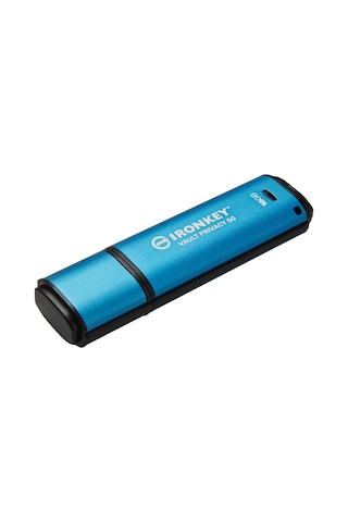 Kingston IronKey Vault Privacy 50 IKVP50/16 GB AES-256 EncryptedF IPS USB 3.2 Bellek