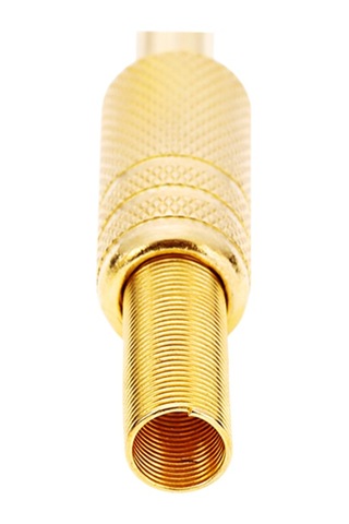 3.5 Mm Mono Gold Metal Fiş