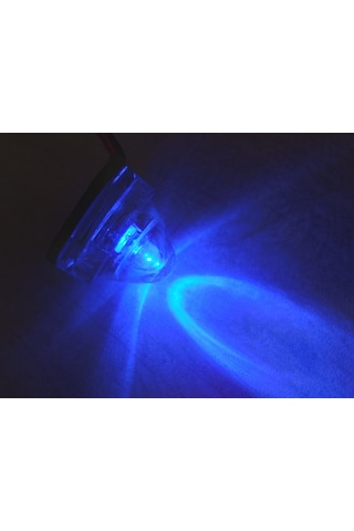 Yuvarlak Led Lamba 3cm Mavi Aydınlatma Ledi Boncuk Led Alarm Led