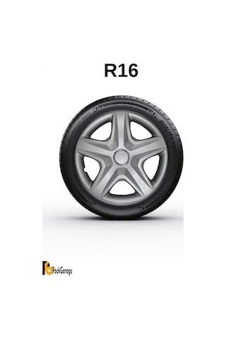Volkswagen Up Club 16'' İnç Jant Kapağı 4 Adet Gri G105