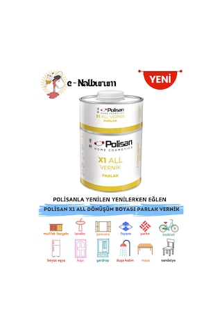 X1 All İstediğini Vernikle -silinebilir-yıkanabilir-leke Tutmayan Dönüşüm Verniği 600g Diğer X1 All İstediğini Vernikle -silinebilir-yıkanabilir-leke Tutmayan Dönüşüm Verniği 600g Diğer