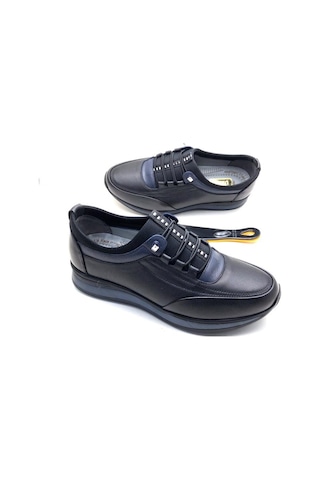 Derilax  Hakiki Deri Tam Ortopedik Erkek Ayakkabı Siyah