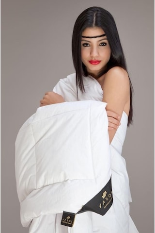 Varol Çift Kişilik Kaz Tüyü Yorgan Beyaz