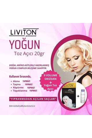 Liviton Saç Açıcı Set 20 Gr X 12 Adet