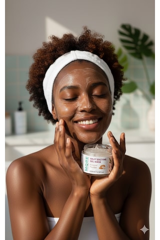 Moresun Badem Özlü Doğal Peeling - Fruit Enzyme Gel Mask 2'li