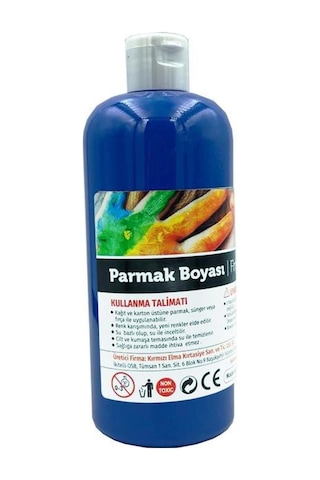 Red Apple Parmak Boya 500 Gr Mavi Rp 500-13