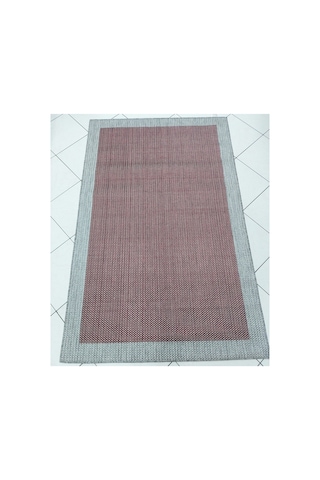 Sisal Dokuma Çamaşırmakinesinde Yıkanabilen Halı Bordo