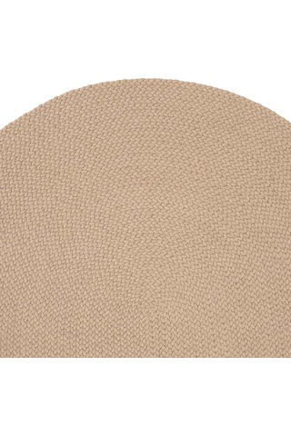 Cool Halı Glenn 608 Bej Banyo Halısı Antre Hol Halısı Hasır Dokulu Oval Banyo Dekoratif Paspas Mutfak Halısı Genel
