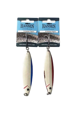 Hansen Pilgrim Lüfer Palamut Turna Kaşığı 7.8Cm 22Gr - (82238191) Silver Blue