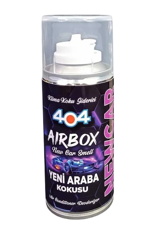 404 Airbox Yeni Araba Araç Kokusu Bombası 150 Ml - Klima Koku