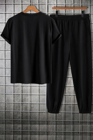 Altamira Erkek Dikey Baskılı Oversize Eşofman Takımı 001