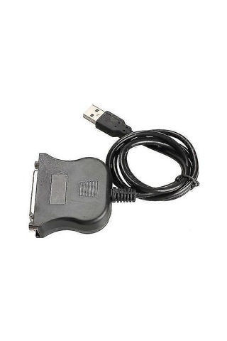 Usb 1.1 - Db25 Dişi Port Baskı Dönüştürücü Kablo Lpt Usb Adaptör Lpt Kablo Lpt - Usb Kablo Siyah