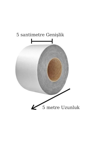 Go İthalat Yüksek Sıcaklık Dayanan Su Geçirmez Çatı Boru Duvar Çatlak Onarıcı Yapışkan Bant Folyo 5 1 Adet