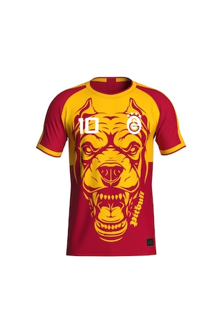Gsstore Galatasaray Felipe Melo Legends T-shirt E232392 Sarı - Kırmızı