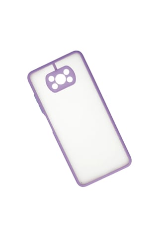 Newface - 192 - Xiaomi Pocophone X3 Kılıf Montreal Silikon Kapak - Ece-umay - - Mor