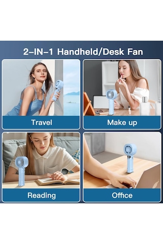 Ambition Taşınabilir El Tipi Vantilatör, Dijital Ekranlı Mini