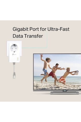 Kesintisiz Bağlantı Sağlayan 1000 Mbps Powerline Adaptör