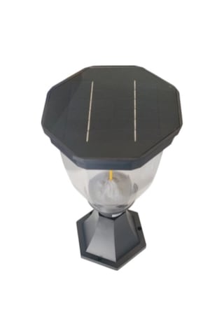 Dpa 7w Amber Işın Set Üstü Solar Led Güneş Enerjili Şarjlı Armatür Lamba 2000k 190lm Ip65