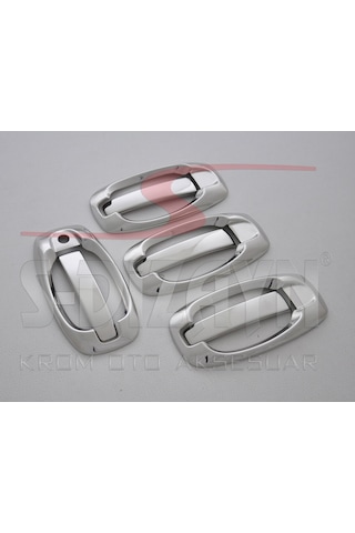 S-Dizayn Citroen Nemo Krom Kapı Kolu 4 Kapı 8 Prç 2008 Üzeri Set