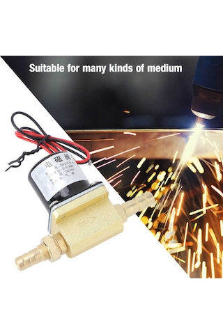 Su Kaynak Makinesi Co2 Aron G1/8 İnç İçin Solenoid Valf 0 0.8mpa