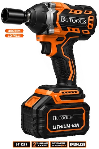 Butools ST -25 Turuncu 450 NM Akülü Somun Bijon Sökme Makinesi