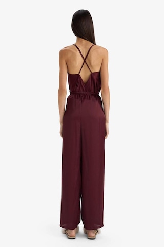 Defacto Regular Fit Uzun Boy Saten Alt-fall İn Love G1671ax25aubr210 Bordo-br210