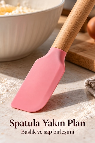Spatula Ve Fırça Seti Renkli Mutfak Gereçleri Tkndy-bsva4969 Diğer