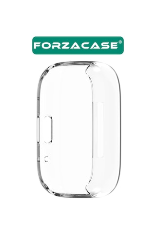 Forzacase Xiaomi Redmi Watch 3 Active İle Uyumlu Önü Kapalı Ekran Korumalı Silikon Kılıf - Fc256 Şeffaf