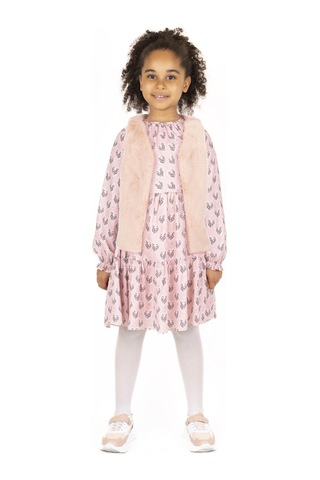 Best Kids Kız Çocuk Kürk Detaylı Yelek Bk23Kk14350 001