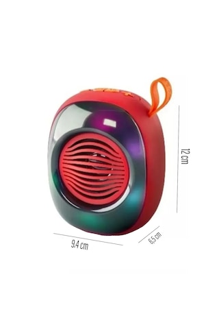 Kablosuz Bluetooth Hoparlör 5w Rgb Işıklı Speaker Lacivert