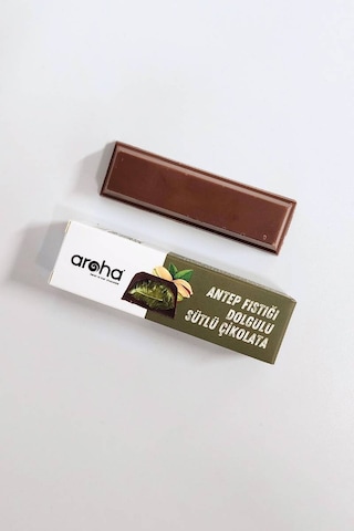 Antep Fıstığı Dolgulu Sütlü Çikolata - 38 G