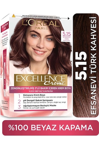 Loreal Excellence 5.15 Efsanevi Türk Kahvesi Saç Boyası (487776322)