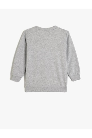 Koton Erkek Çocuk Sweatshirt Gri 5wkb10038tk 25ky59000137 Y5906 Gri