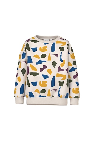 Name İt Unisex Çocuk Bisiklet Yaka Sweatshirt 13221507 001 Bej