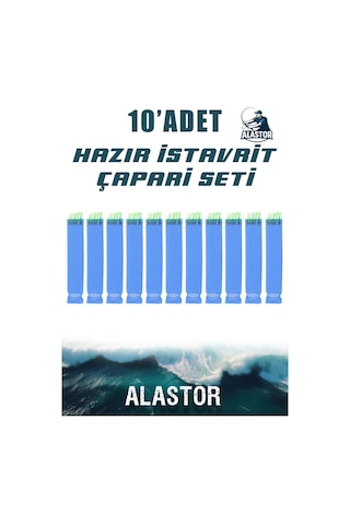 Hazır 10'lu Çapari Seti 10 İğneli İstavrit Köpük Çapari Olta İğnesi Hazır 10'lu Çapari Seti 10 İğneli İstavrit Köpük Çapari Olta İğnesi