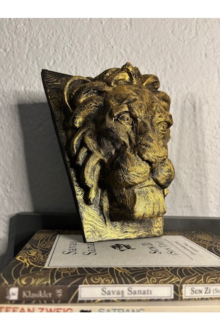 Aslan Kral Kafası Duvar Heykeli