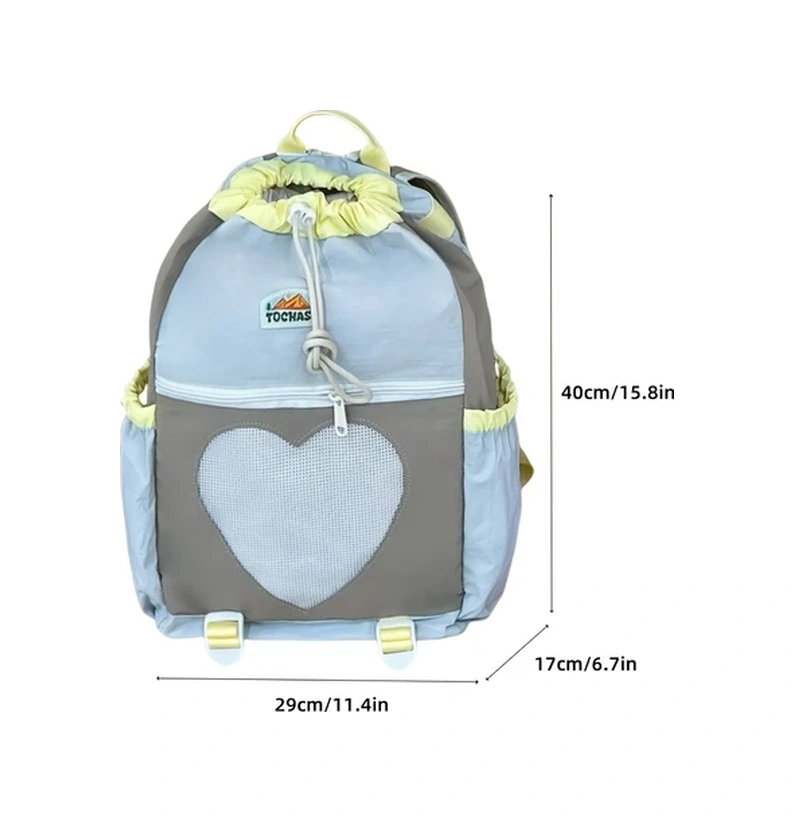 Elmpaly Gri Hafif Hızlı Kuruma Sırt Çantası Büyük Kapasiteli Ayarlanabilir Askı Gri