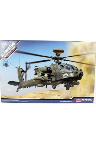 Academy 12551 1/72 Ölçek, Abd Kara Kuvettleri Ah-64d Blok Iı Geç Dönem Helikopter, Plastik Model Kiti