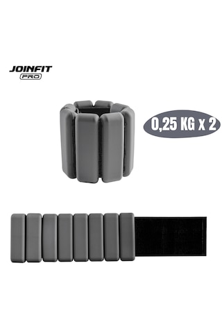 Joinfit El Ve Ayak İçin Bilek Ağırlığı 0,25 Kg 2 Adet Gri