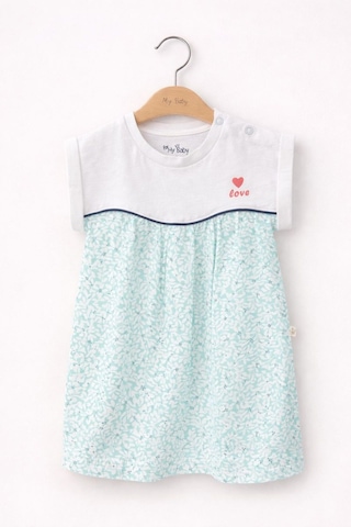 For My Baby Kız Bebek Elbise Yeşil