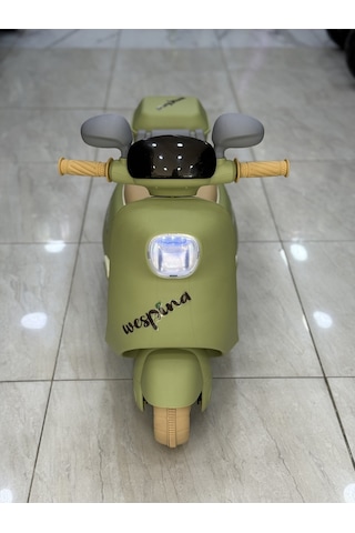 Akülü Motor 0-4 Yaş Yeşil