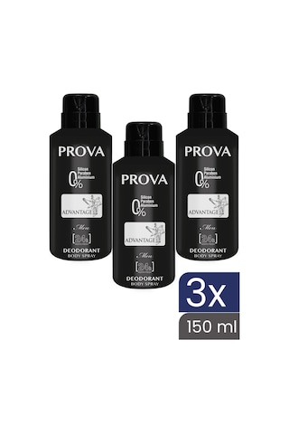 Prova Advantage Erkek Deodorant 3 x 150 ML