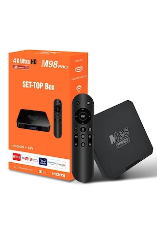 Laxsam M98 Pro Android 10.0 2 GB 16 GB 4K 3D Wifi Android Akıllı Tv Box