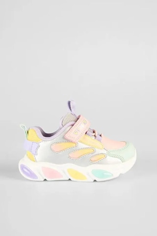 Vicco Lamb 346.b25k.227 Anatomik Taban Işıklı Kız Çocuk Spor Ayakkabı Gümüş 22-25 Gümüş