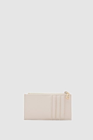 Shule Bags Linn Dokulu Kadın Kartlık Krem