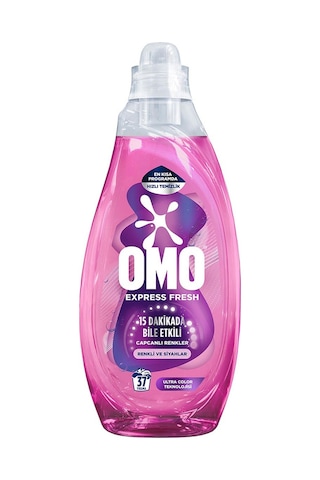 Omo Express Fresh Capcanlı Renkler Renkli ve Siyahlar Sıvı Çamaşır Deterjanı 1480 ML
