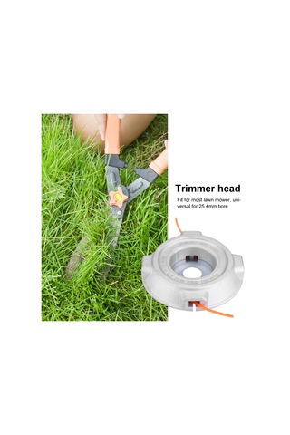 Xiyyadms Alüminyum Çim Kesici Ucu 25.4mm, Dayanıklı, Kolay Kurulum, Evrensel Uyum, Az Titreşim, Çim Biçme Aksesuarı