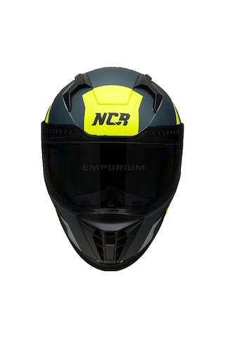 Ncr Stream Sarı Gri Siyah Vizörlü Kapalı Kask Ece-06 Sarı - Gri Sarı - Gri