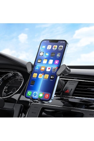 Klipsli Araç Telefon Tutacağı Klima Peteği Telefon Tutacağı Yaylı